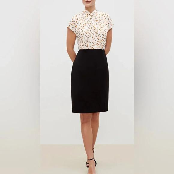 M.M. LaFleur The Adelaide Dress Mosaic Print Size 8 - Picture 4 of 9